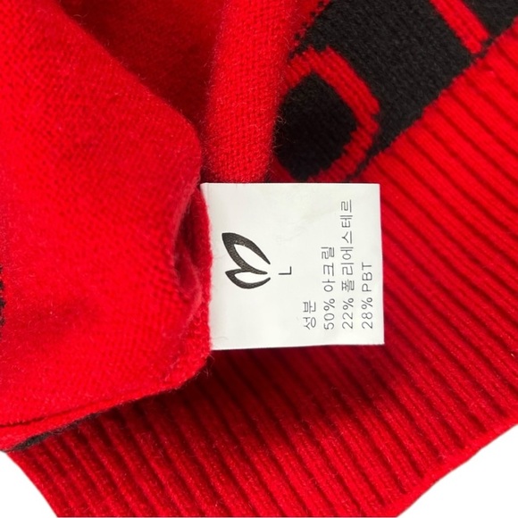 Master Bunny Women’s Knit Sweater Vest Golf Wear V-Neck W/Logo Embroidery  Large - Picture 4 of 7